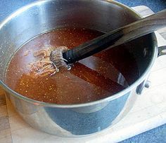 Moppin Sauce Recipe, Rib Mop Sauce Recipe, Mopping Sauce, Sauce For Pork, Bourbon Bbq Sauce, Bbq Rub Recipe, Bbq Sauce Homemade Easy, Mop Sauce, Smoked Pork Shoulder