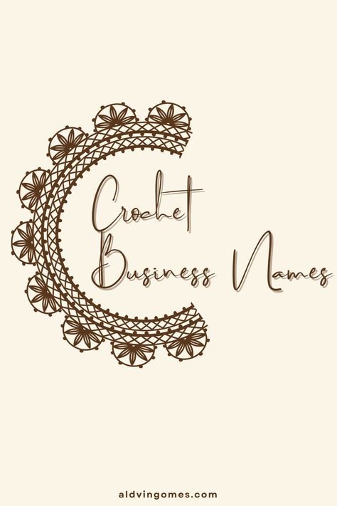 Dive into the world of creativity with our crochet business names! 🧶 Whether you're aiming for elegance, cuteness, or a touch of humor, find the perfect name that ties your brand identity together. #CrochetBusiness #CraftyNames #CreativeEntrepreneur Aesthetic Crochet Business Names, Crochet Shop Names, Crochet Branding Identity, Crochet Names Ideas, Crochet Branding, Crochet Names, Yarn Business, Shop Name Ideas, Catchy Names