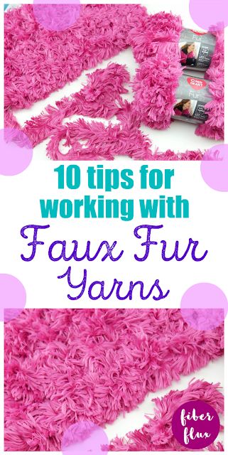 Fiber Flux: 10 Tips for Using Faux Fur Yarns Hygge Fur Yarn Crochet Patterns, Faux Fur Yarn Crochet Projects, Crochet With Fur Yarn, Faux Fur Knitting Patterns, Faux Fur Yarn Projects, Faux Fur Yarn Crochet Patterns, Fur Yarn Crochet Patterns, Fluffy Yarn Projects, Fuzzy Yarn Crochet Projects