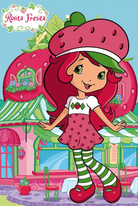 Cherry Friends, Strawberry Shortcake Pictures, Strawberry Shortcake Cheesecake, Strawberry Shortcake Cupcake, Easy Strawberry Shortcake, Disney Princess Sofia, Strawberry Shortcake Cartoon, Strawberry Girl, Strawberry Shortcake Characters