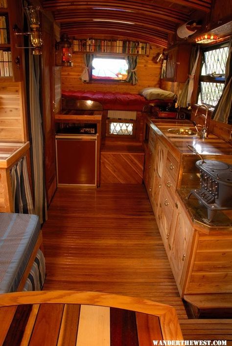 Converted Camper, Teardrop Camper Interior, Toyota Camper, Cozy Camper, Travel Trailer Decor, Converted Vans, Rv Travel Trailers, Trailer Decor, Tiny Camper