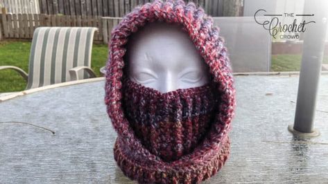 Crochet Crowd Patterns, Hooded Cowl Crochet Pattern, Crochet Hooded Cowl, Crochet Snood, The Crochet Crowd, Crochet Cowl Free Pattern, Crochet Hooded Scarf, Crochet Hood, Hooded Cowl