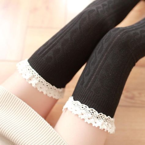 Crochet lace thigh high stockings YV7026 Crochet Knee High Socks, Crochet Thigh High, Crochet Thigh High Socks, Socks Over Leggings, Thigh High Tube Socks, Winter Stockings, Over Knee Socks, Lace Stockings, Gel Set