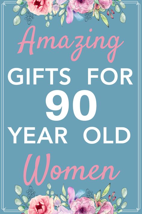 Our curated list of the 25 best 90th birthday gift ideas for women is filled with heartwarming surprises and cherished keepsakes. Click through to find a meaningful and memorable 90 year old woman birthday gift that will make her special day even more extraordinary. Memorable Gifts For Grandma, 90th Birthday Gifts For Women, 90 Th Birthday Gift Ideas, Birthday Gifts For 90 Year Old Woman, 90th Birthday Ideas Woman, 90th Birthday Present Ideas, 90th Birthday Gifts For Grandma, 90 Birthday Gift Ideas, 90 Birthday Ideas