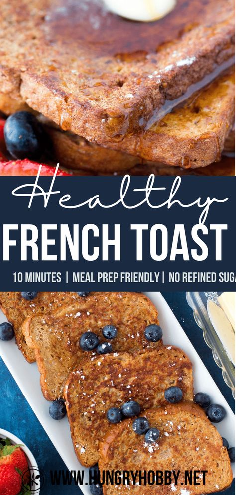 Breakfast For Lowering Cholesterol, Healthy Saturday Breakfast, Mediterranean French Toast, Freezer Safe Meal Prep, Cholesterol Friendly Breakfast, Ezekiel Bread French Toast, Low Cal French Toast, Meal Prep French Toast, Low Cholesterol Breakfast Recipes