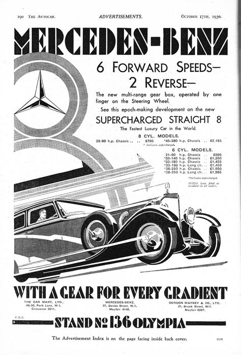 Mercedes Benz Olympia Car Motor Autocar Advert 1930 Vintage F1 Poster Mercedes, Benz Symbol, Mercedes Benz Poster, Mercedes Poster, Mercedes 124, Old Mercedes, مرسيدس بنز, F1 Poster, Classic Mercedes