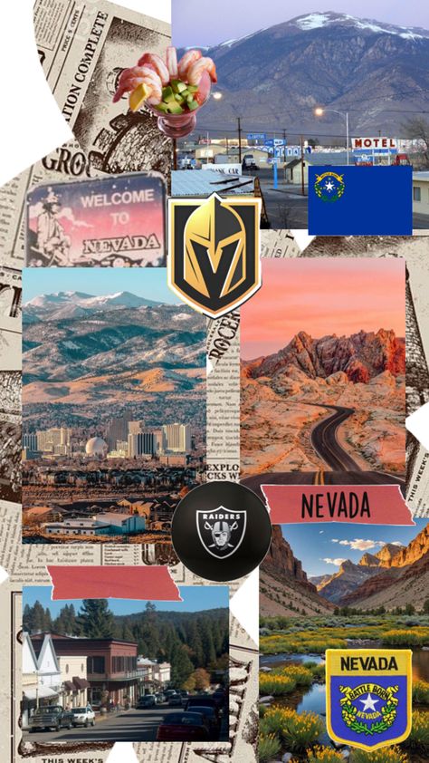 #collage #aesthetic #state #states #USA #Nevada #travel #Reno #Raiders #shrimpcocktails Nevada Aesthetic, Selfie Frame, Nevada Travel, Reno Nevada, Wooden Storage, Nevada, Reno, Bucket List, Collage