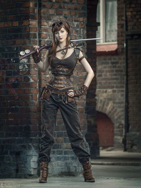 Steampunk Mode, Mode Teenager, Moda Steampunk, Mode Steampunk, Steampunk Couture, Dark Circus, Art Steampunk, Steampunk Women, Mode Costume