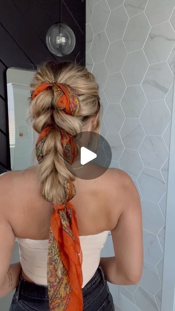 Beach Hair Bandana, Scarf With Braids Hairstyles, Hair Bandana Styles, Scarf Braid Hairstyles, Hairstyles With Bandanas, Ways To Style Braids, Hairstyles With Scarf, Braids With Hat, Scarf In Hair