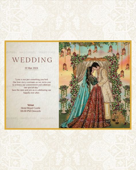 the perfect invitation is a fusion of timeless beauty and modern convenienc Marwadi Wedding, Mehandi Ideas, Reception Invite, Indian Reception, Unique Wedding Cards, Wedding Halls, Reception Invitation, Indian Wedding Invitation Cards, Invite Ideas