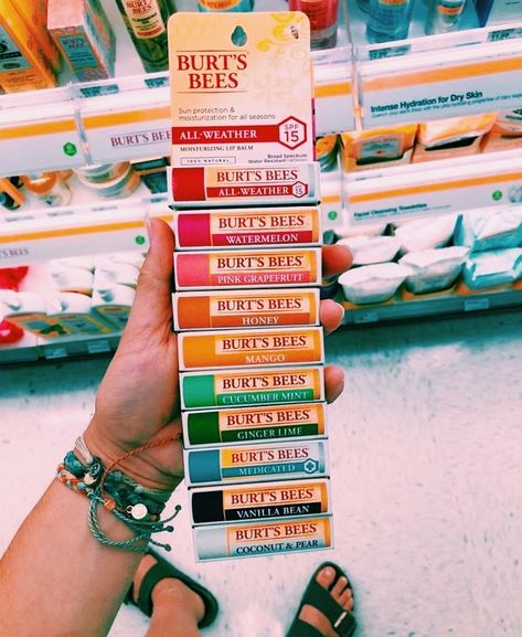 Burts Bees Chapstick, Lip Care Diy, Burts Bees Lip Balm, Burts Bees Lip, Aesthetic Cartoon, Lip Balm Collection, Lip Care Routine, Care Aesthetic, Makijaż Smokey Eye