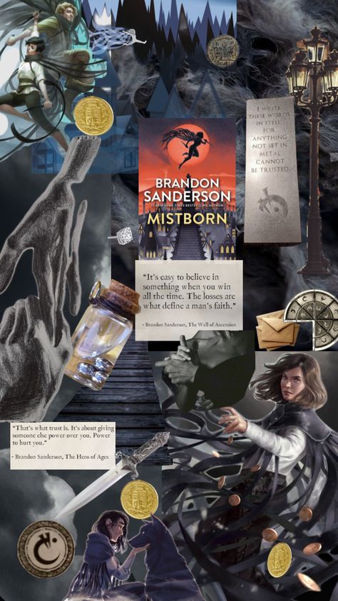 #mistborn #thefinalempire #thewellofascension #theheroofages #brandonsanderson Brandon Sanderson Mistborn, Mistborn Series, Brandon Sanderson, Fantasy Novels, Nerd Alert, Poetry Books, Someone Elses, Fantasy Books, Book Aesthetic