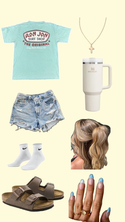 cute summer fit. church camp fit. Church Camp. Church Casual Outfit, Church Camp Outfits, Birks Outfit, Camp Outfits, Cute Church Outfits, Outfits Church, Cute Summer Fits, Back To School Fits, Church Camp