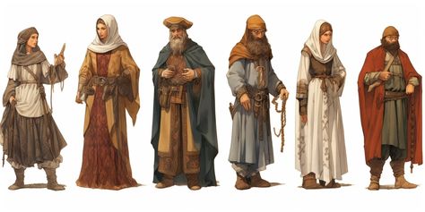 Threads of Time: Early Medieval Clothing Explored Medieval Moorish Clothing, Medieval Explorer, Early Medieval Clothing, Medieval Clothes, Time Clothes, Early Medieval, Medieval World, Medieval Times, Medieval Period