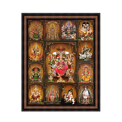 Goddess Photo, Religious Photos, God Goddess, Pooja Room Door Design, Pooja Room Design, Puja Room, Tanjore Painting, Pooja Room, Pooja Rooms