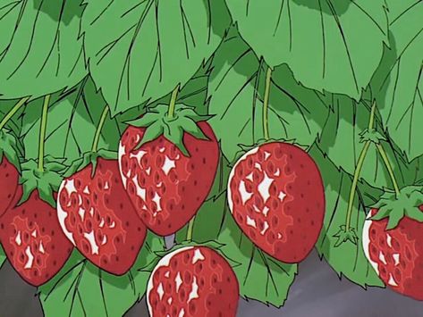 anime strawberry 🍓 My Laptop, X Reader, Strawberries, Let Me, Laptop, Tumblr, Green, Anime