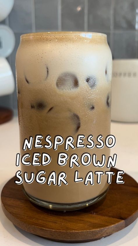 Nespresso Cold Brew Recipes, Nespresso Brown Sugar Shaken Espresso, Nespresso Iced Leggero Recipe, Starbucks Blonde Nespresso Recipes, Brownsugar Iced Coffee, Nespresso Gold Recipes, Coffee Recipes Nespresso, Nespresso Recipes Low Calorie, Nespresso Chiaro Recipes