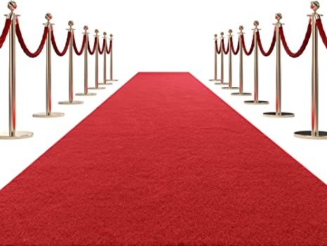 Amazon.com: HOMBYS Extra Thick Red Carpet Runner for Events, 3x10 Feet Not Slip Red Aisle Runway Rug for Party Wedding & Special Events Decorations : Home & Kitchen Hollywood Party Decorations, Gala Decorations, Events Decorations, Red Carpet Runner, Special Events Decor, Prom Decor, Carpet Runner, Party Card, Red Rugs