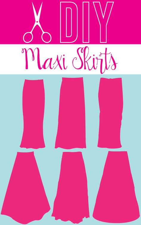 Sew Maxi Skirts, Diy Skirt Tutorial, Maxi Skirt Tutorial, Diy Maxi Skirt, Maxi Skirt Pattern, Diy Skirts, Skirt Pattern Free, Sewing Projects Clothes, Skirt Tutorial