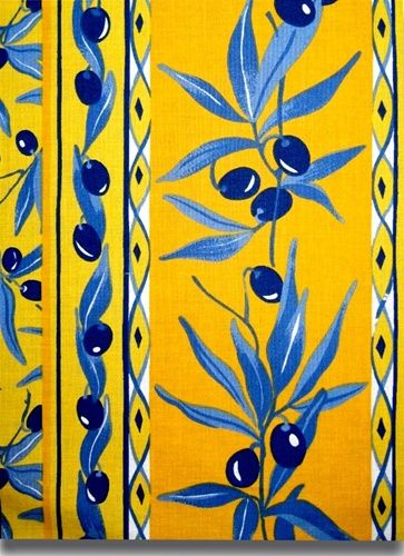 Provençal fabric Yellow Beach House, French Textiles, French Provence, Tile Decor, Yellow Cottage, Decoration Restaurant, Gold Color Palettes, Desktop Wallpaper Pattern, Yellow Decor