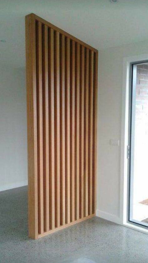 Room Divider Ideas Diy Cheap, Room Partition Wall, Wall Partition Design, Wooden Partitions, Modern Room Divider, Living Room Divider, Wooden Room Dividers, Diy Room Divider, Divider Design