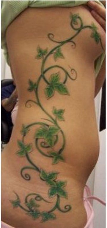 ivy | Flickr - Photo Sharing! Poison Ivy Tattoo, Flower Vine Tattoos, Ivy Tattoo, Side Tattoos Women, Vine Tattoos, Tattoo Designs For Girls, Side Tattoos, 1 Tattoo, Rib Tattoo