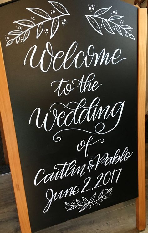 Bridal Chalkboard Sign, Chalkboard Sign For Wedding, Wedding Shower Signs Chalkboard, Wedding Chalkboard Ideas Quotes, Welcome To Chalkboard Sign, Chalk Art Welcome Sign, Welcome To Our Wedding Chalkboard Sign, Chalk Welcome Sign Wedding, Wedding Day Chalkboard Signs