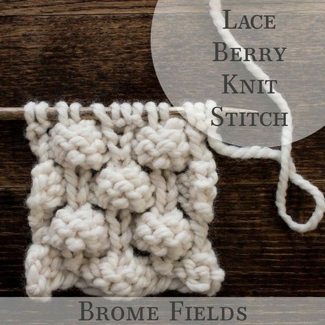 Advanced Knitting, Cowl Knitting, Knitting Basics, Cowl Knitting Pattern, Bobble Stitch, Knitting Videos, Knit Stitch Patterns, Knit Stitch, Knitting Tutorial