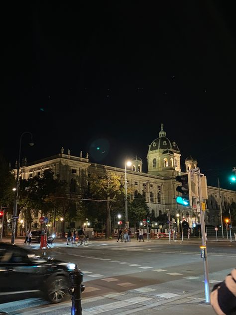 vienna at night | europe | austria | vacation and travel | eurosummer | aesthetic | nightlife in vienna Vienna Nightlife, Vienna At Night, Austria Vacation, Vienna Waits For You, Instagram Story App, Dream Places, Places In Europe, I Want To Travel, Night Driving