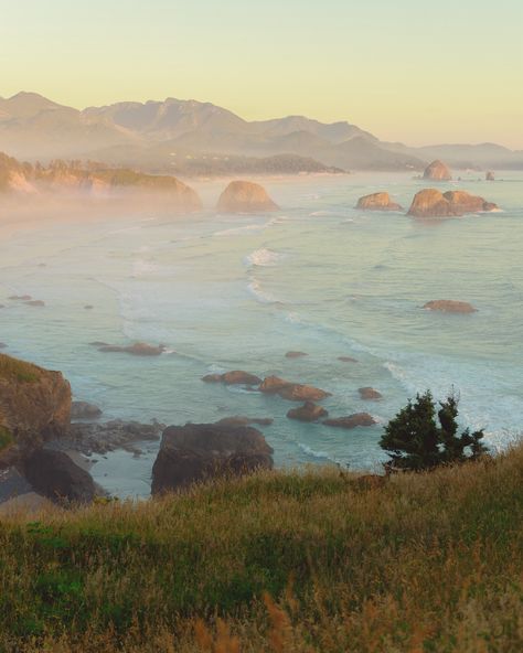 the oregon coast never fails to amaze me. 🌊 Cannon Beach Oregon Aesthetic, Oregon Coast Winter, Oregon Coast Aesthetic, Oceanside Oregon, Dreams Aesthetic, West Coast Aesthetic, Oregon Aesthetic, Granola Life, Oregon Coastline