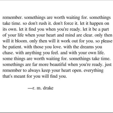 Drake Quotes About Love, Drake Quote, Rm Drake Quotes, Rm Drake, Meaningful Poems, Drake Quotes, Perspective Quotes, Story Quotes, Note To Self Quotes