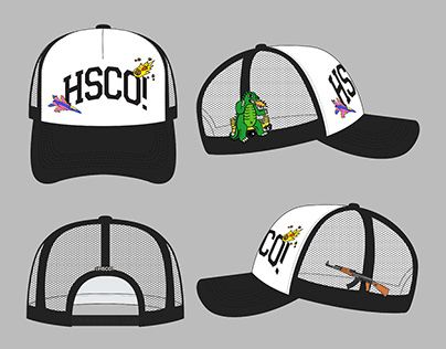 Cap Logo Design Ideas, Trucker Hat Streetwear, Trucker Hat Designs Ideas, Trucker Hat Mockup, Trucker Cap Design, Graphic Hats, Swag Hats, Streetwear Tshirt Design, Graphic Design Portfolio Inspiration