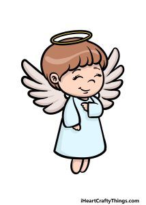 How to Draw A Cartoon Angel – A Step by Step Guide Cartoon Angel, Angel Y Diablo, Angel Cartoon, Man Angel, Scrapbook Letters, Learn To Sketch, Drawing Body Poses, Angel Drawing, Floral Wedding Decorations