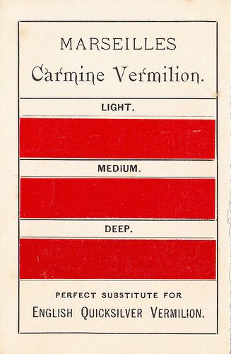 Marseilles Carmine Vermilion | by paperspaints Vermilion Red, Scarlet Letter, Colour Theory, Romantic Colors, Paint Colour, Watercolor Paints, Colour Board, Gold Medal, Red Aesthetic