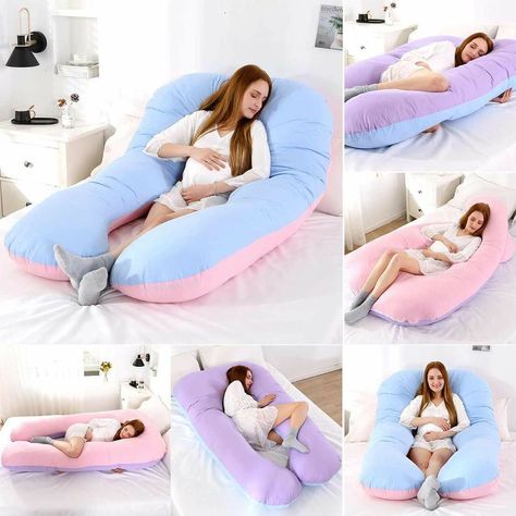 Women Sleeping, Expecting Mother Gifts, Side Sleeping, Oversized Pillows, U Shaped Pillow, Pregnant Mother, Pregnancy Pillow, Side Sleeper, Pregnant Belly