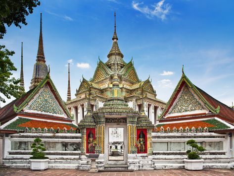 17 of Southeast Asia's most photogenic temples Mosque Architecture, Thailand Architecture, Thailand Temple, Thai Temple, Wat Pho, Affordable Vacations, Grand Palace, Ancient Greek Architecture, Vegas Hotel