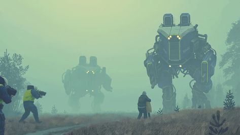 Space Travel, Science Fiction Art, Tales From The Loop, Simon Stalenhag, Cosmic Horror, The Labyrinth, Space Images, Alternate History, Art Books