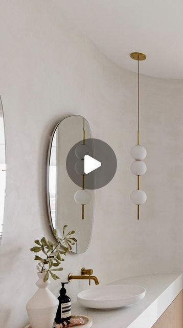 Architectural Designer Products on Instagram: "Luxurious & functional ✔️   Our Organic Mirrored Cabinet sits elegantly in the main bathroom of the latest HAAUS. 5 project by the lovely @haausdesign. By recessing the mirrored cabinet into the wall, it creates a beautiful and seamless look.   Paired with our Flume Above Counter Basins and Soul Tapware in Brushed Brass ✨️  #adpaustralia #australianmade #haausdesign #australianhome #australiandesign #newhome #homereno #renovation #coastalinteriors #coastalhome #dreamhome" Lux Bathroom, Mirrored Cabinet, Architectural Designer, Main Bathroom, Coastal Interiors, Designer Products, Australian Homes, Whistler, Home Reno