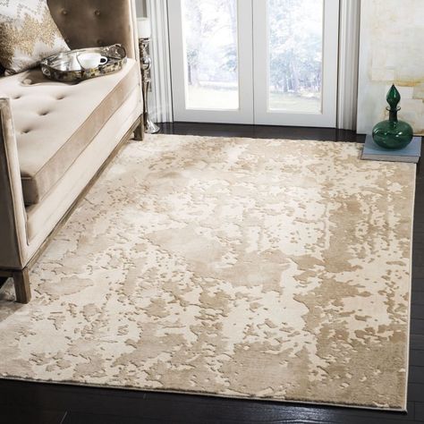 Vogue Collection, Home Contemporary, Safavieh Rug, Modern Contemporary Style, Cream Area Rug, Abstract Rug, Rug Shapes, Beige Area Rugs, Power Loom