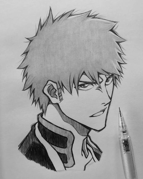 Easy Graffiti Drawings, Bleach Drawing, Bleach Tybw, Kawaii Drawing, Naruto Sketch Drawing, Cosplay Kawaii, Best Anime Drawings, Manga Drawing Tutorials, Anime Drawing Books