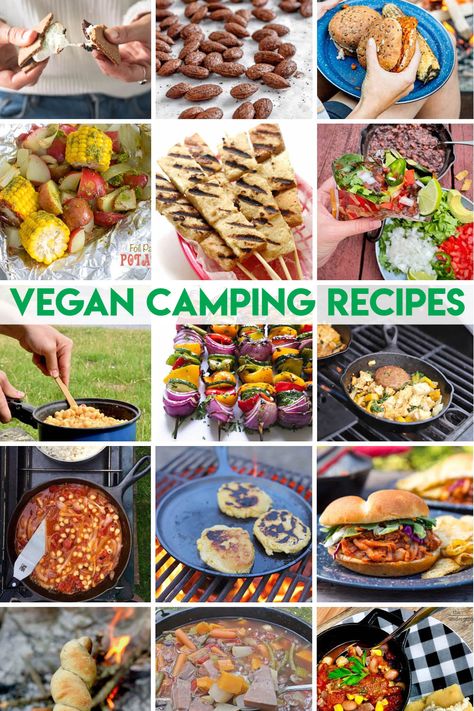 Glamping Backyard, Vegetarian Camping Recipes, Vegan Camping Food, Vegetarian Camping, Camping Meal Planning, Healthy Camping Food, Smoothies Vegan, Camping Snacks, Camping Breakfast