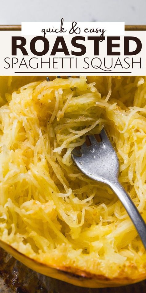 How To Prepare Squash, Baked Spagetti, Oven Roasted Squash, Baked Spaghetti Squash Recipes, Spaghetti Squash Recipes Vegan, Healthy Squash Recipes, Roasted Spaghetti Squash, Spaghetti Squash Recipe, Baked Spaghetti Squash