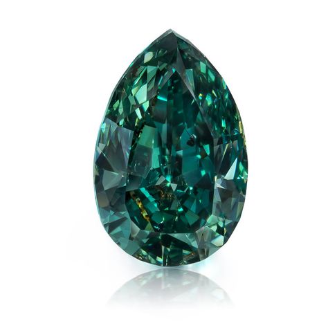 0.47 Fancy Deep Bluish Green Diamond Green Diamonds, Crystal Green, Energy Stones Crystal Healing, Emerald Green Stone, Rare Diamond, Healing Stones Jewelry, Emerald Gem, Gemstone Art, Green Diamond