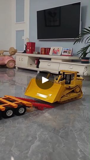 RC Bulldozer Load On The RC Truck Trailer | RC Bulldozer Load On The RC Truck Trailer | By RC WorldFacebook Rc Trucks For Sale, Rc Trucks Trailers, Rc Cars And Trucks, Rc Truck, Rc Trucks, Toy Trucks, Truck And Trailer, Semi Trucks, Rc Cars