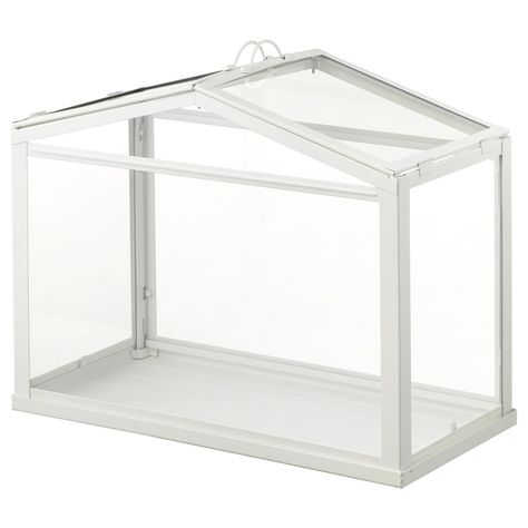 SOCKER Greenhouse - white indoor/outdoor - IKEA Socker Greenhouse, Ikea Socker, Bamboo In Pots, Self Watering Plants, Indoor Greenhouse, Hanging Plant Holder, Small Greenhouse, Mini Greenhouse, Diy Greenhouse