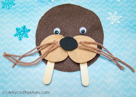 Walrus Craft, Christmas Costumes Women, A To Z Alphabet, Z Alphabet, Circle Crafts, Pole Nord, Polar Animals, Cd Crafts, Alphabet Crafts