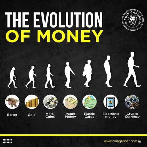 The evolution of money Follow @coingabbar Evolution Of Money, Gold Coins Money, Types Of Innovation, Money Exchange, Crypto Money, Bitcoin Business, Network Marketing Companies, Project Work, Love And Peace