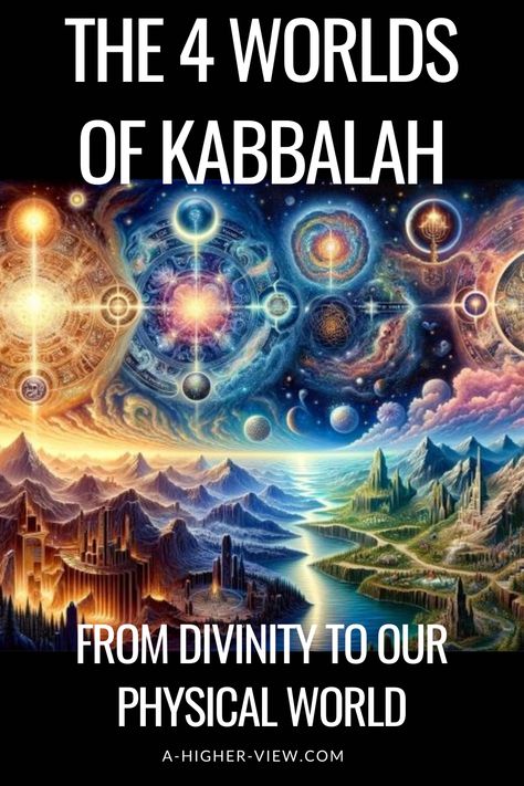 The 4 Worlds of Kabbalah are a structured map of creation, from pure divinity to the tangible reality we inhabit. Each world or realm represents a distinct phase in the divine emanation, illustrating how infinite light is filtered and condensed into the physical forms and spiritual energies that compose our universe. Understanding these realms offers us a blueprint for aligning one’s inner life with the vast, dynamic structure of the divine. #kabbalah #mysticism #treeoflife Jewish Mysticism, Reality Creation, Esoteric Knowledge, Spiritual Stories, Animal Tarot, Tarot Cards For Beginners, Astrology Books, Archangel Gabriel, Our Universe