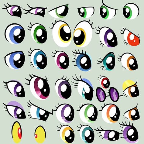 Mlp Eyes, Artist Loft, My Little Pony Party, Pony Birthday, Cartoon Eyes, Pola Amigurumi, Pony Party, My Little Pony Drawing, My Little Pony Characters