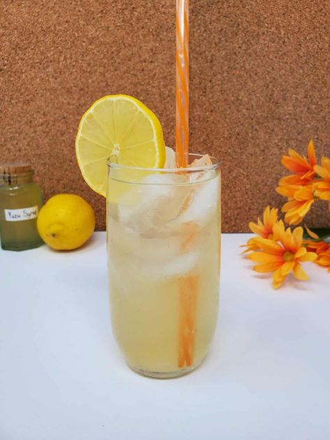 Easy Yuzu Lemonade (Non-Alcoholic) Asian Drinks Non Alcoholic, Lemonade With Alcohol, Yuzu Lemonade, Yuzu Recipe, Yuzu Gin Cocktail, Korean Citrus Tea, Yuzu Whiskey Sour, Soju Cocktail, Yuzu Fruit